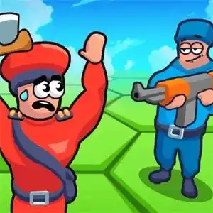 Tile Hex World Red vs Blue